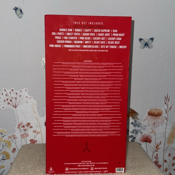 Jeffree Star The Blood Sugar Liquid Lipstick Vault Set- Red & Purple Shades - Picture 6 of 8